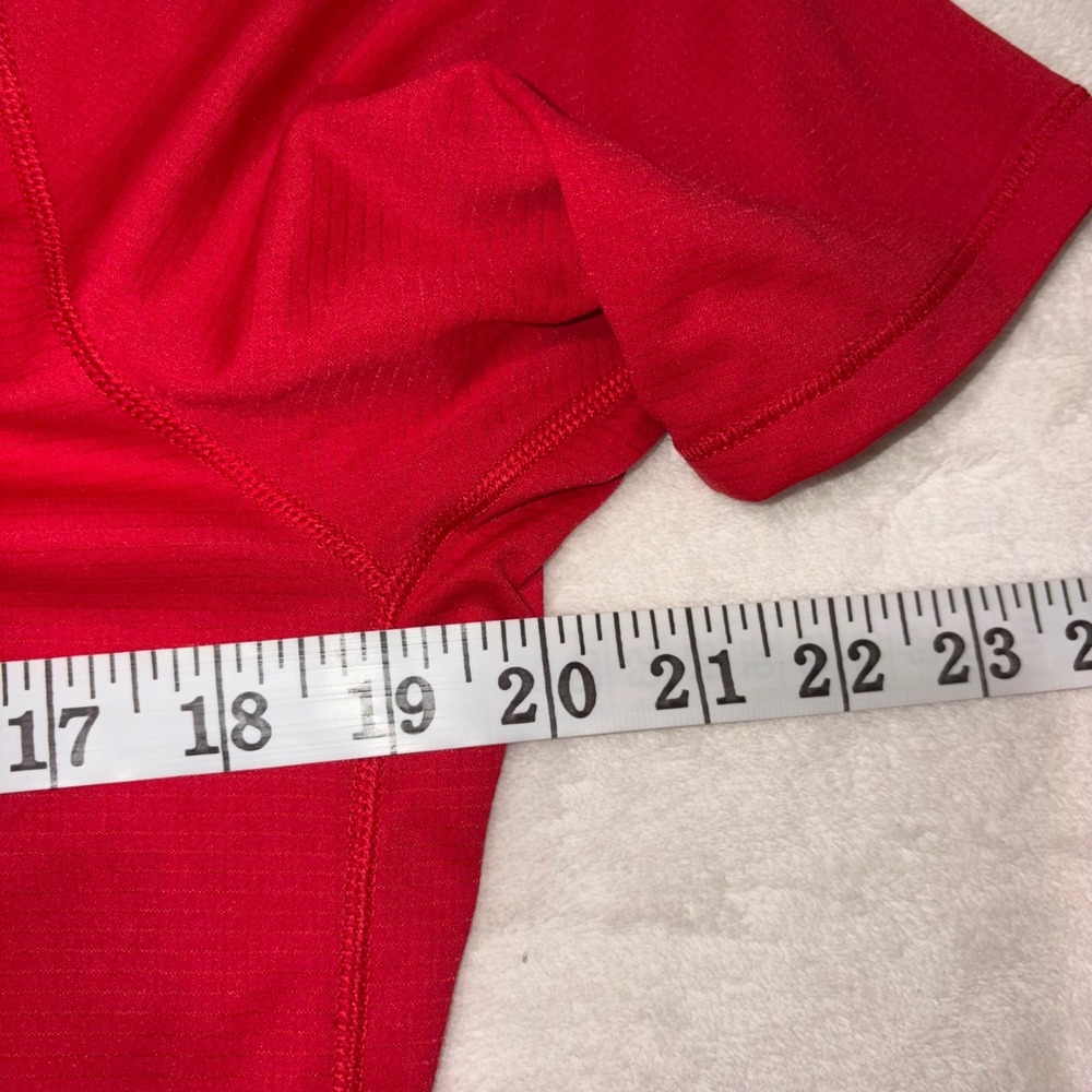 PATAGONIA Capilene Cool Lightweight Shirt Mens L Red Fast Drying Athletic Tee - Picture 8 of 10